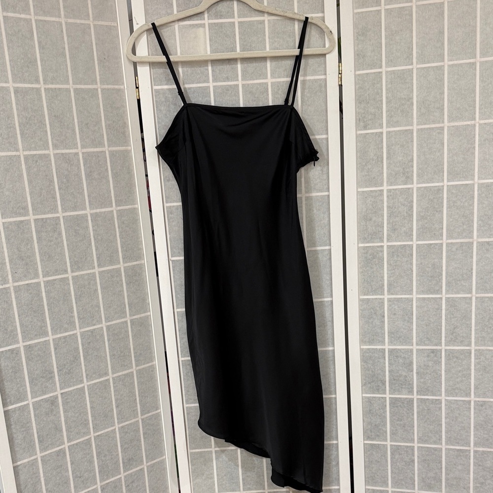 NWT Black Slip Dress Size M